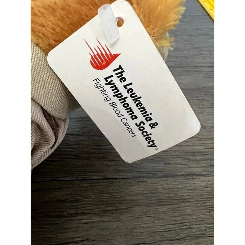 Leukemia Lymphoma Society Military Teddy Bear Desert Camo Awareness Plush LLS